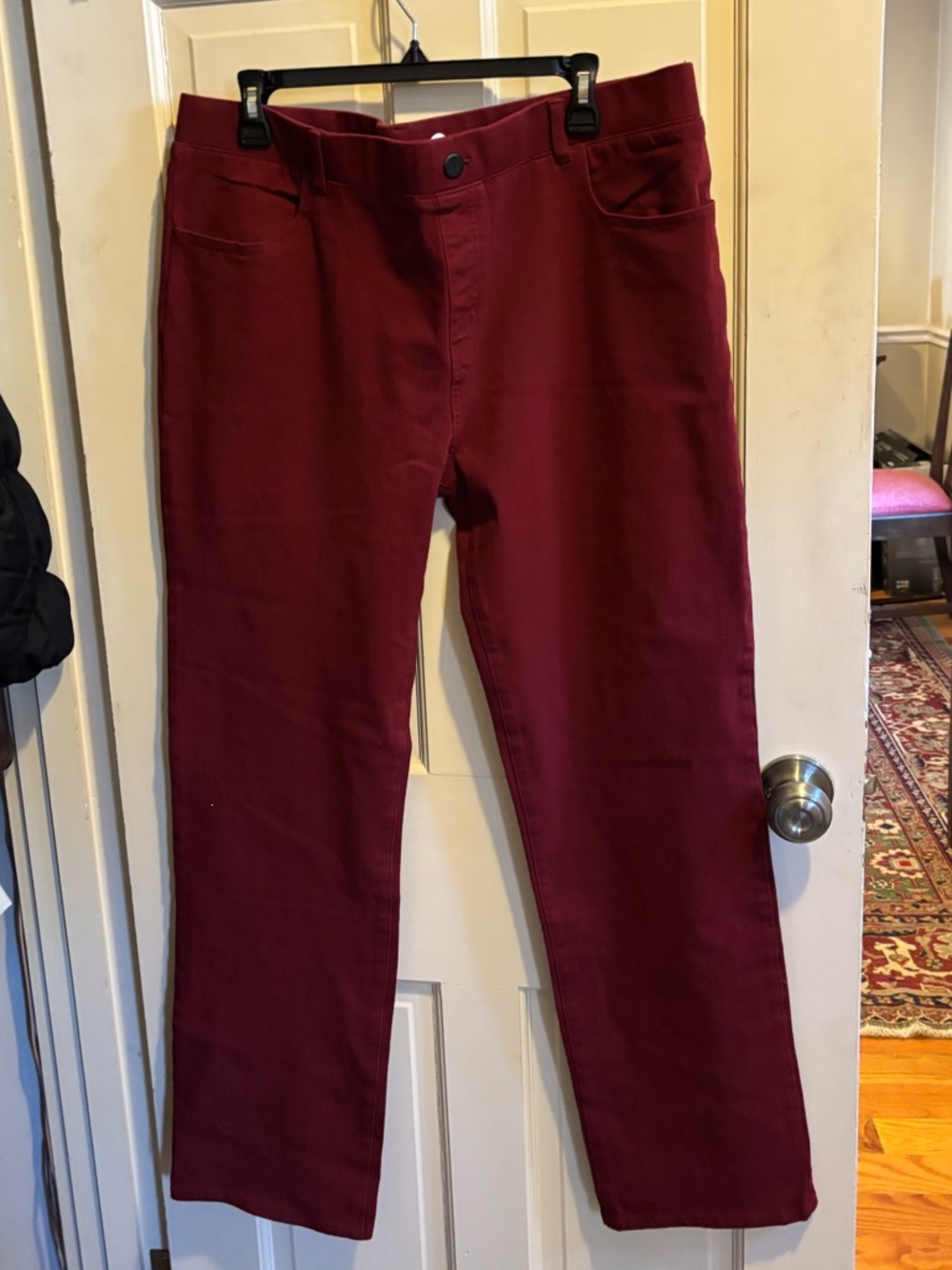 Betabrand Dress Pant Yoga Pant XXL Red